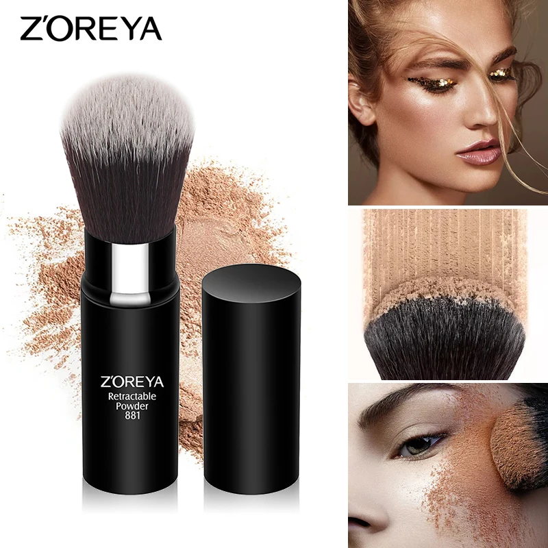 1 Pc Black Telescopic Beauty Makeup Loose Powder Brushes Blush Contour Face Profile Make Up Artificial Fiber Brush with Cover
1 Pc Black Telescopic Beauty Makeup Loose Powder Brushes Blush Contour Face Profile Make Up Artificial Fiber Brush with Cover