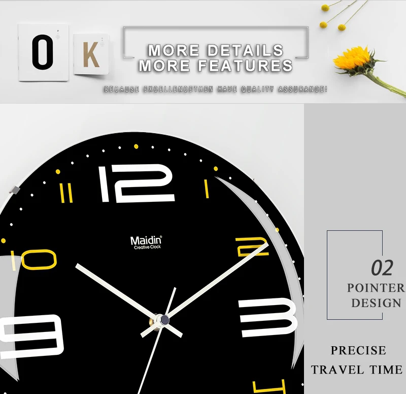 retro wall clock wall clock vintage led clock wall (4)