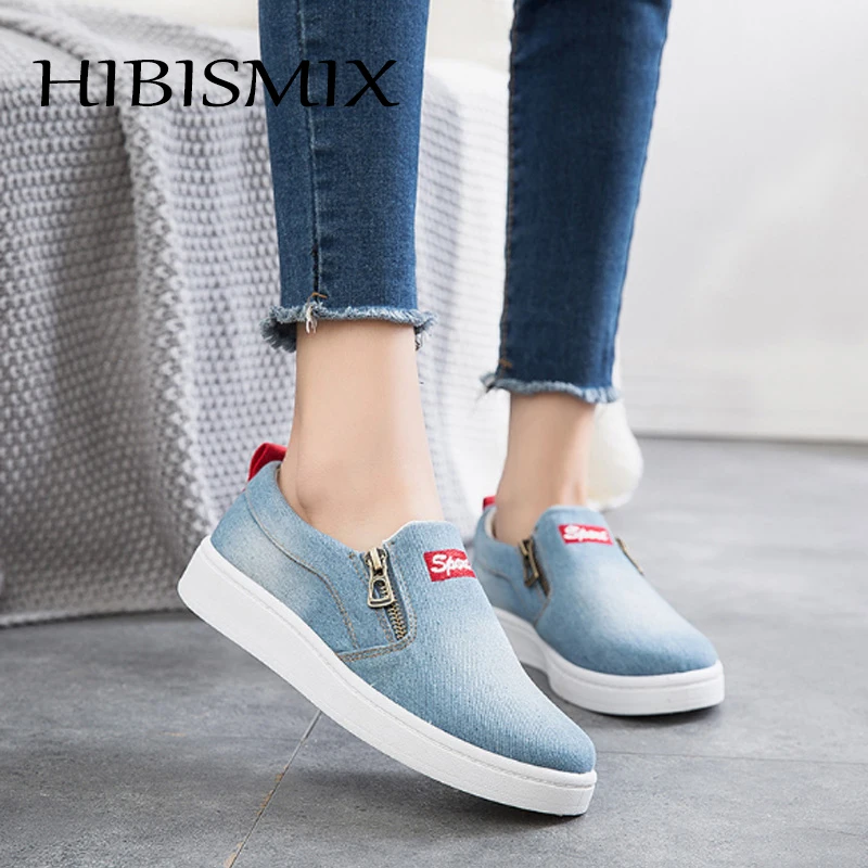 HIBISMIX Plus Size Women Canvas Shoes 2019 Spring Women's Casual Flat Shoes Female Slip On Sneakers 1348
HIBISMIX Plus Size Women Canvas Shoes 2019 Spring Women's Casual Flat Shoes Female Slip On Sneakers 1348