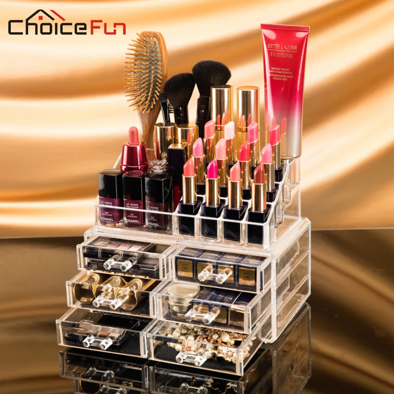 CHOICE FUN Acrylic Makeup Organizer Make Up Organizer Cosmetic Organizador Makeup Storage Box Drawers Organizer Storage SF-1156
CHOICE FUN Acrylic Makeup Organizer Make Up Organizer Cosmetic Organizador Makeup Storage Box Drawers Organizer Storage SF-1156
