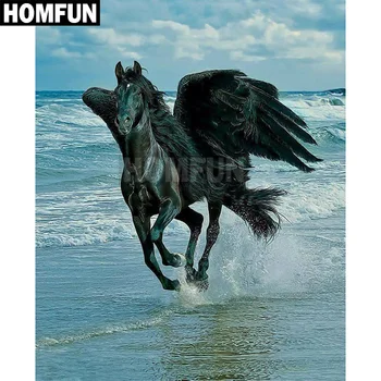 HOMFUN Full Square/Round Drill 5D DIY Diamond Painting "Horse & wings" 3D Embroidery Cross Stitch 5D Home Decor A00028
HOMFUN Full Square/Round Drill 5D DIY Diamond Painting "Horse & wings" 3D Embroidery Cross Stitch 5D Home Decor A00028