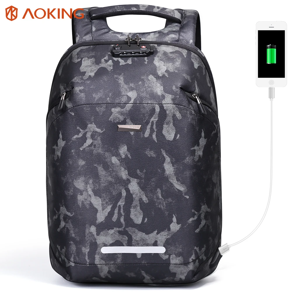 2018 Men Backpack USB Charging TSA Lock Large Travel Backpack Luggage Male Waterproof Camouflage Daypack for 15.6 laptop
2018 Men Backpack USB Charging TSA Lock Large Travel Backpack Luggage Male Waterproof Camouflage Daypack for 15.6 laptop