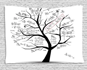 Mathematics Classroom Decor Tapestry by Math Tree Branches Complex Formulas Solution Knowledge for Room
Mathematics Classroom Decor Tapestry by Math Tree Branches Complex Formulas Solution Knowledge for Room