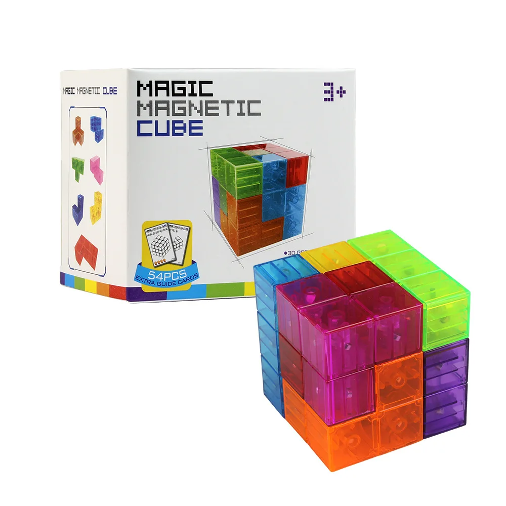 Magic Cube Twisty puzzle speed Magnetic cube 3x3x3 professional Magnets Building Set Games Educational Toys for children
Magic Cube Twisty puzzle speed Magnetic cube 3x3x3 professional Magnets Building Set Games Educational Toys for children
