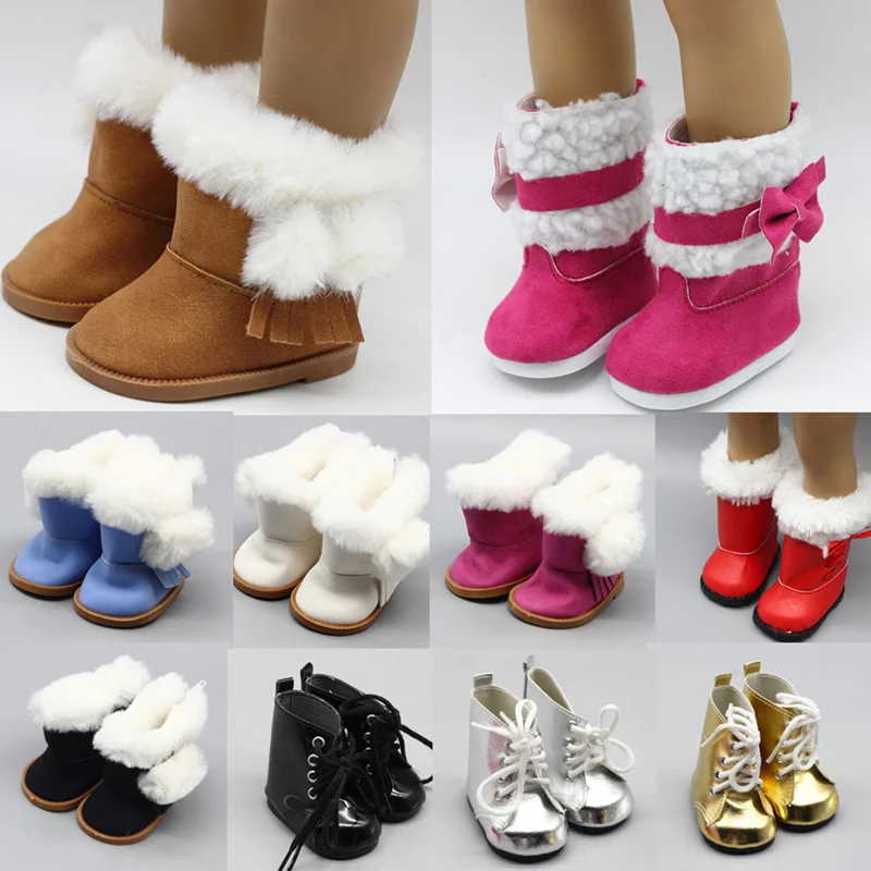 Winter Plush Doll Boots Shoes For 18 inch Girl Dolls 43cm Baby Dolls Mini Shoes Toy Christmas Gift Doll Accessories
Winter Plush Doll Boots Shoes For 18 inch Girl Dolls 43cm Baby Dolls Mini Shoes Toy Christmas Gift Doll Accessories