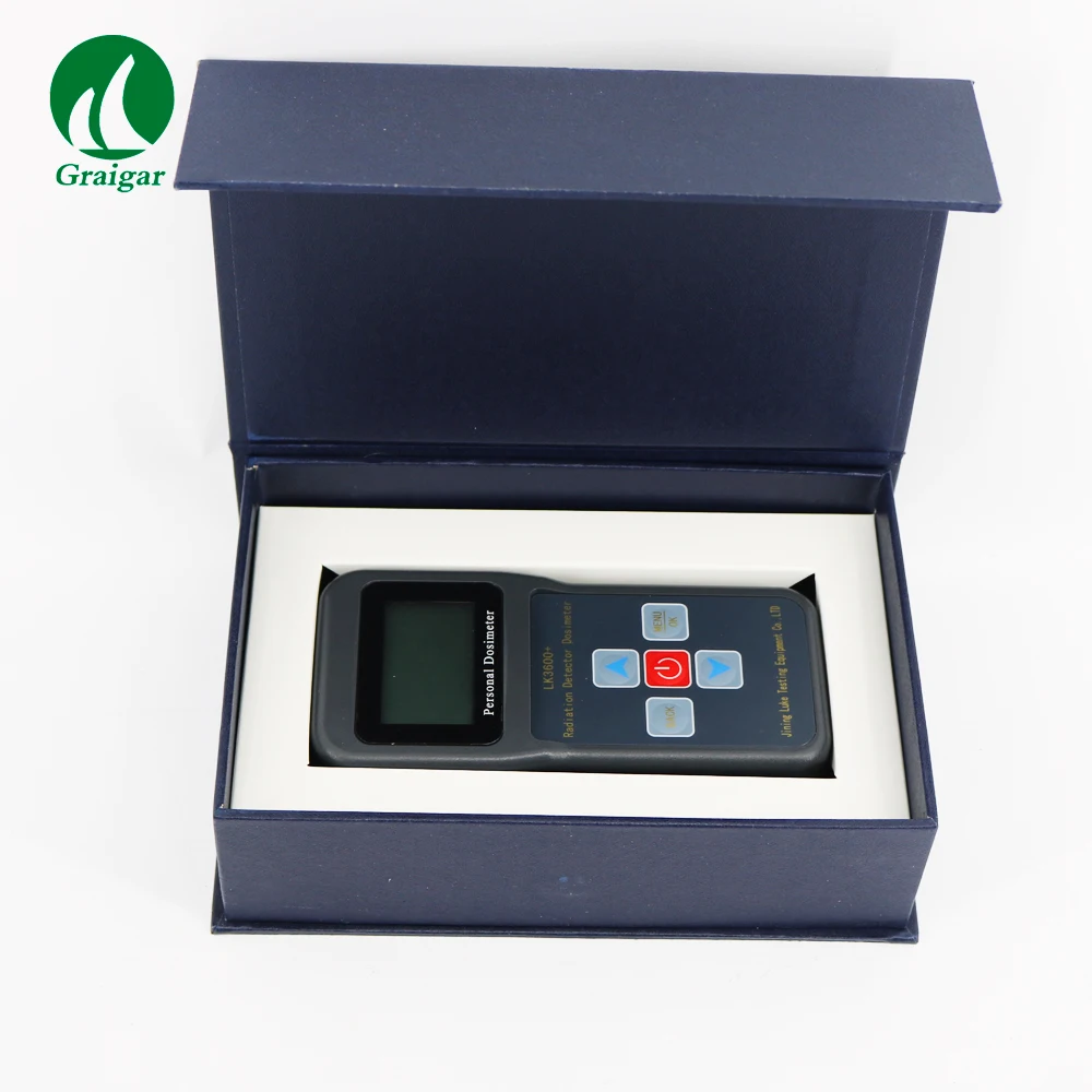 High Sensitivity Radiation Detector Portable Dosimeter LK3600+ Presettable Alarm Threshold of Dose Rate and Accumulated Dose
High Sensitivity Radiation Detector Portable Dosimeter LK3600+ Presettable Alarm Threshold of Dose Rate and Accumulated Dose