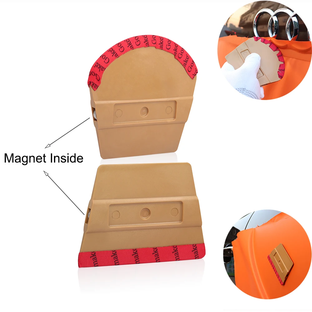 EHDIS 2Pcs Vinyl Carbon Fiber Film Car Wrap Magnet Squeegee Set Window Tint Styling No Scratch Microfiber Felt Magnetic Scraper 
EHDIS 2Pcs Vinyl Carbon Fiber Film Car Wrap Magnet Squeegee Set Window Tint Styling No Scratch Microfiber Felt Magnetic Scraper
