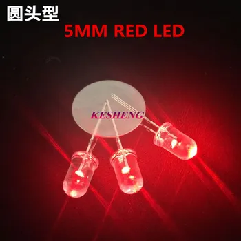 LED Red 1000PCS 5MM Red light-emitting diode White turn Red Round Transparents 620-625nm 2V
LED Red 1000PCS 5MM Red light-emitting diode White turn Red Round Transparents 620-625nm 2V
