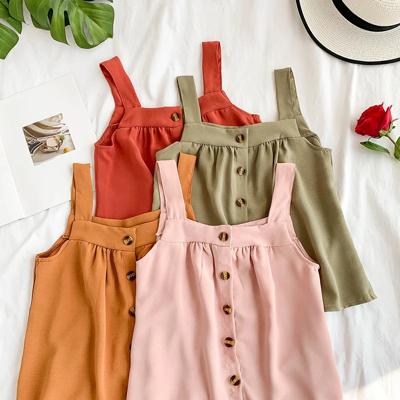 Chic Korean Pure Color Sleeveless Single Breasted Slim Casual Shirt Woman Sexy Vest Tops E535
Chic Korean Pure Color Sleeveless Single Breasted Slim Casual Shirt Woman Sexy Vest Tops E535