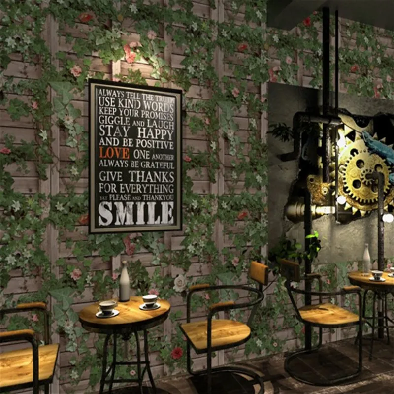 beibehang American Village Plant Wallpaper Simulation Wooden Fence Living Room Restaurant Cafe Clothing Shop Retro Wallpaper
beibehang American Village Plant Wallpaper Simulation Wooden Fence Living Room Restaurant Cafe Clothing Shop Retro Wallpaper