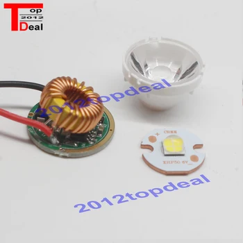 CREE XHP50 Cool White 6500k LED Emitter 6V with 16mm Cooper PCB+1mode 5mode Driver+15degree lens
CREE XHP50 Cool White 6500k LED Emitter 6V with 16mm Cooper PCB+1mode 5mode Driver+15degree lens