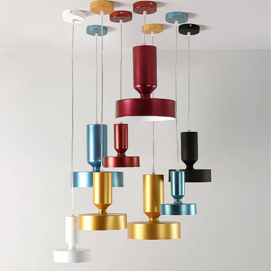 art deco colorful combination seal aluminum pendant lights for bedroom corridor modern hanging lamp living room light fixtures
art deco colorful combination seal aluminum pendant lights for bedroom corridor modern hanging lamp living room light fixtures