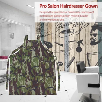 Pro Hair Wrap Salon Barber Cape Waterproof Apron Hair Cutting Cloth Hairdressing Cape Gown Unisex with Two Pockets Waterproof 
Pro Hair Wrap Salon Barber Cape Waterproof Apron Hair Cutting Cloth Hairdressing Cape Gown Unisex with Two Pockets Waterproof