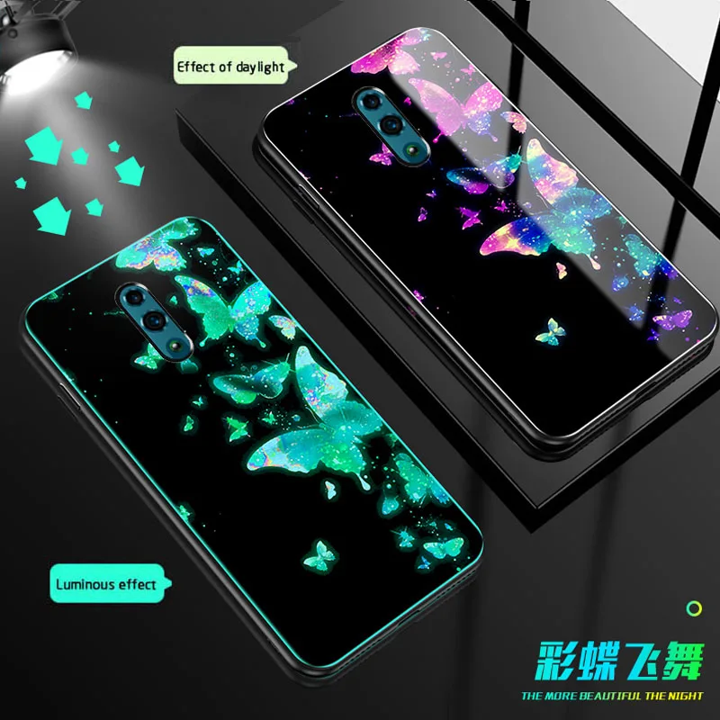 Luminous Glass Phone Case For OPPO Realme X K3 Luxury Tempered Glass Back Cover For OPPO Realme X Lite Night Shine glass Cases
Luminous Glass Phone Case For OPPO Realme X K3 Luxury Tempered Glass Back Cover For OPPO Realme X Lite Night Shine glass Cases