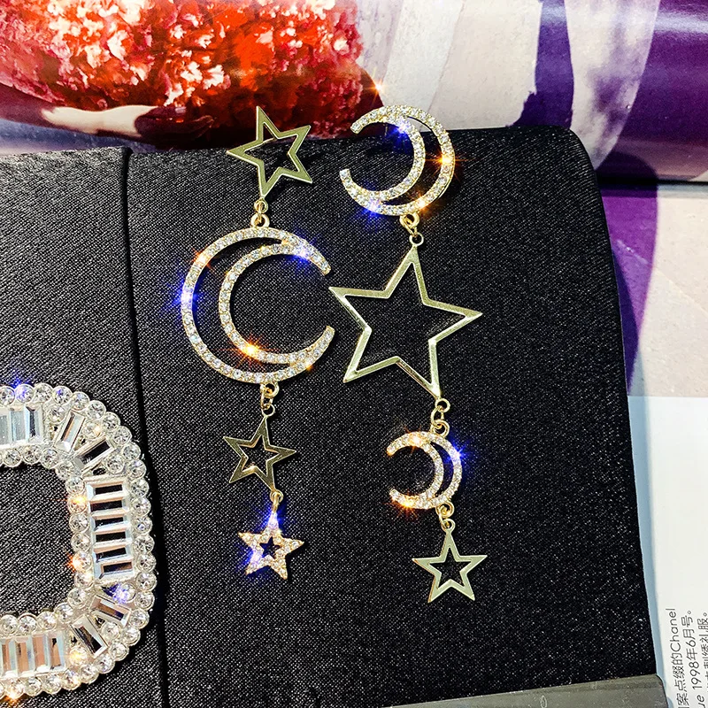 New Anime Sailor Moon Earrings Fashion Star Moon Starry sky Harajuku 925 Silver Needle Ear Studs Girls Cosplay Accessories Props
New Anime Sailor Moon Earrings Fashion Star Moon Starry sky Harajuku 925 Silver Needle Ear Studs Girls Cosplay Accessories Props