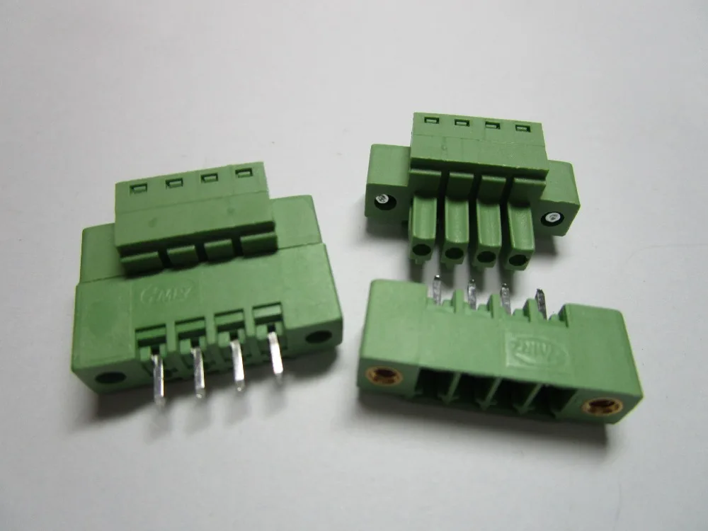 20 pcs With Embossmen Straight 4 pin Pitch 3.5mm Screw Terminal Block Connector Green Color Pluggable Type with straight pin
20 pcs With Embossmen Straight 4 pin Pitch 3.5mm Screw Terminal Block Connector Green Color Pluggable Type with straight pin