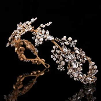 Heavy Copper Rhinestone Pearl Tiara Crown Wedding Hair Vine Accessories Jewelry Bridal Headpiece Luxury Vintage Hair Accessories
Heavy Copper Rhinestone Pearl Tiara Crown Wedding Hair Vine Accessories Jewelry Bridal Headpiece Luxury Vintage Hair Accessories