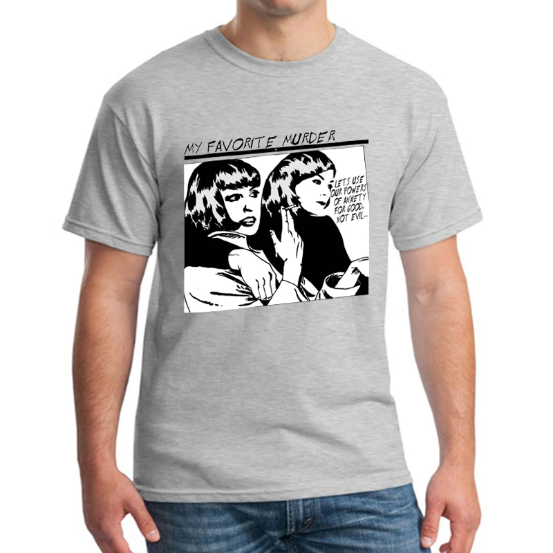 100% cotton short sleeve t shirt MY FAVORITE MURDER print men T shirt casual street style T-shirt Unisex funny tops tee 19-13 NN
100% cotton short sleeve t shirt MY FAVORITE MURDER print men T shirt casual street style T-shirt Unisex funny tops tee 19-13 NN