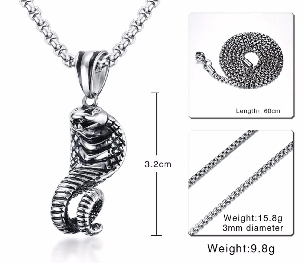 "CobraNeck" - Stainless steel necklace 2 "CobraNeck" - Stainless steel necklace 2