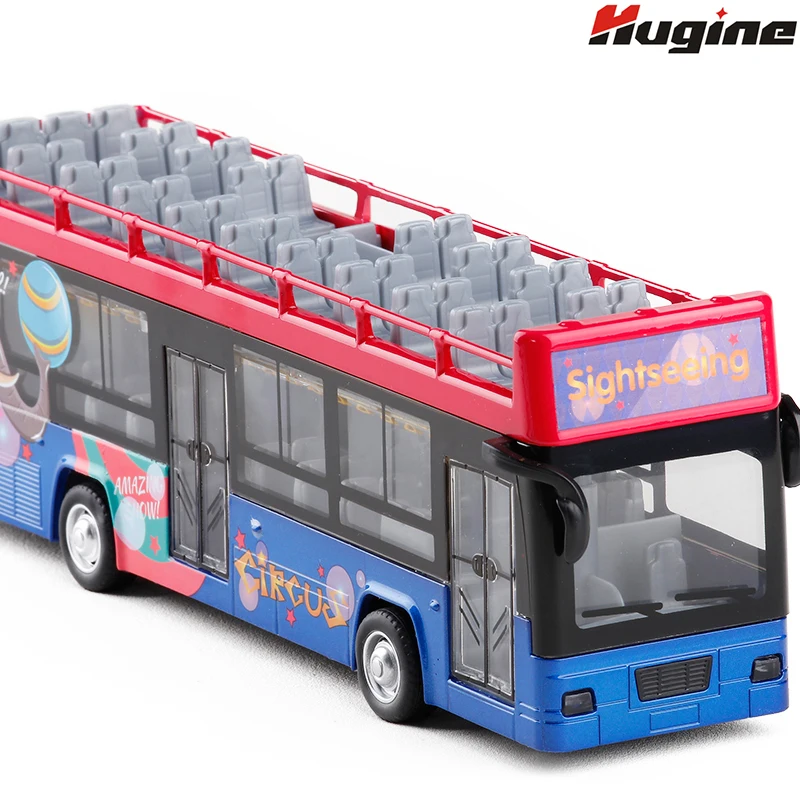 Bus Model Sightseeing Open-Top Car Alloy Model City Express High Speed with Realistic Sound And Light Full Back Kids Toys
Bus Model Sightseeing Open-Top Car Alloy Model City Express High Speed with Realistic Sound And Light Full Back Kids Toys