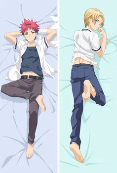 Japanese Anime Food Wars Shokugeki no Soma Yukihira Souma Takumi Aldini BL Male Pillow Case Cover Hugging Body custom sleeping
Japanese Anime Food Wars Shokugeki no Soma Yukihira Souma Takumi Aldini BL Male Pillow Case Cover Hugging Body custom sleeping