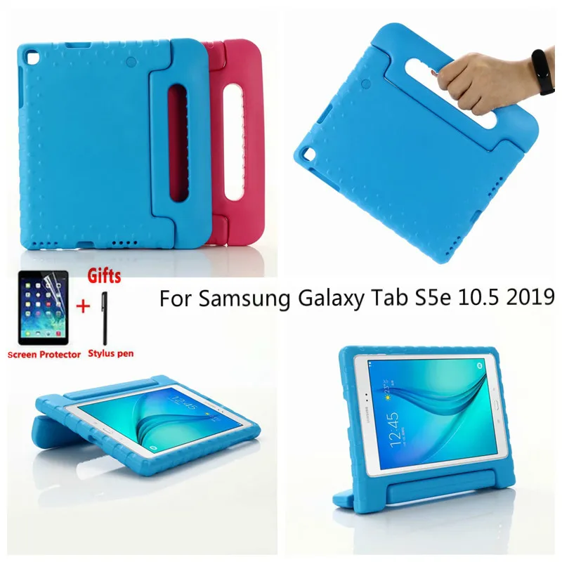 For Samsung Galaxy Tab S5e 10.5 2019 T720 T725 SM-T720 SM-725 Tablet Kids case shockproof EVA Foam Handle Stand Cover funda+Film
For Samsung Galaxy Tab S5e 10.5 2019 T720 T725 SM-T720 SM-725 Tablet Kids case shockproof EVA Foam Handle Stand Cover funda+Film