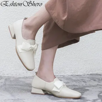 EshtonShero Women's Shoes Woman Pumps Leather+PU Med Heels Pointed Toe Gray Butterfly-Knot Basic Ladies Wedding Shoes Size 3-9
EshtonShero Women's Shoes Woman Pumps Leather+PU Med Heels Pointed Toe Gray Butterfly-Knot Basic Ladies Wedding Shoes Size 3-9