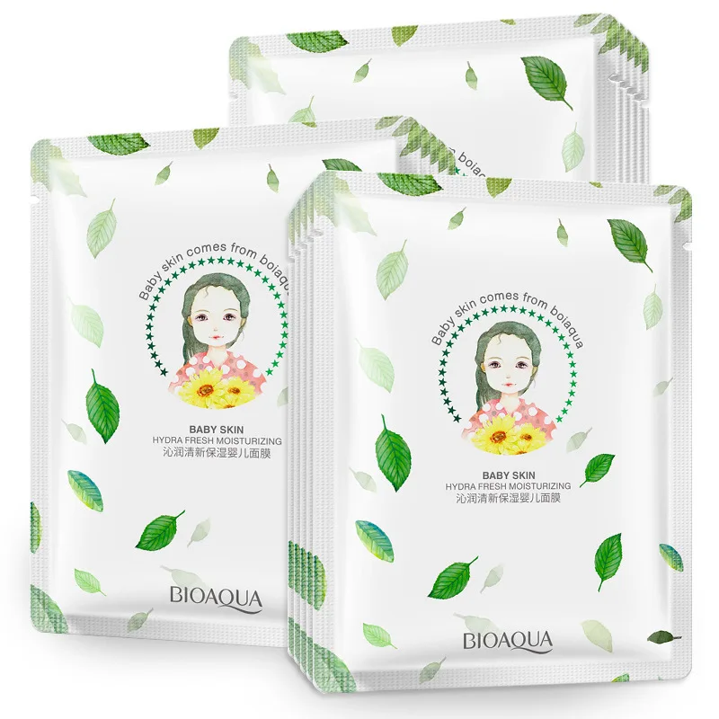BIOAQUA 3Pcs Skin Care Plant Facial Mask Moisturizing Oil Control Blackhead Remover Wrapped Mask Face Mask Face Care
BIOAQUA 3Pcs Skin Care Plant Facial Mask Moisturizing Oil Control Blackhead Remover Wrapped Mask Face Mask Face Care