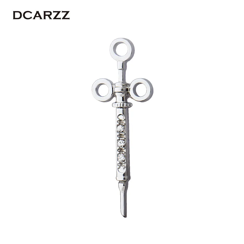 Metal Syringe Pin Medical Injection Funny Charms Crystals Brooches for Women Nurse's Day Gift Doctor Medical Jewelry Wholesale
Metal Syringe Pin Medical Injection Funny Charms Crystals Brooches for Women Nurse's Day Gift Doctor Medical Jewelry Wholesale