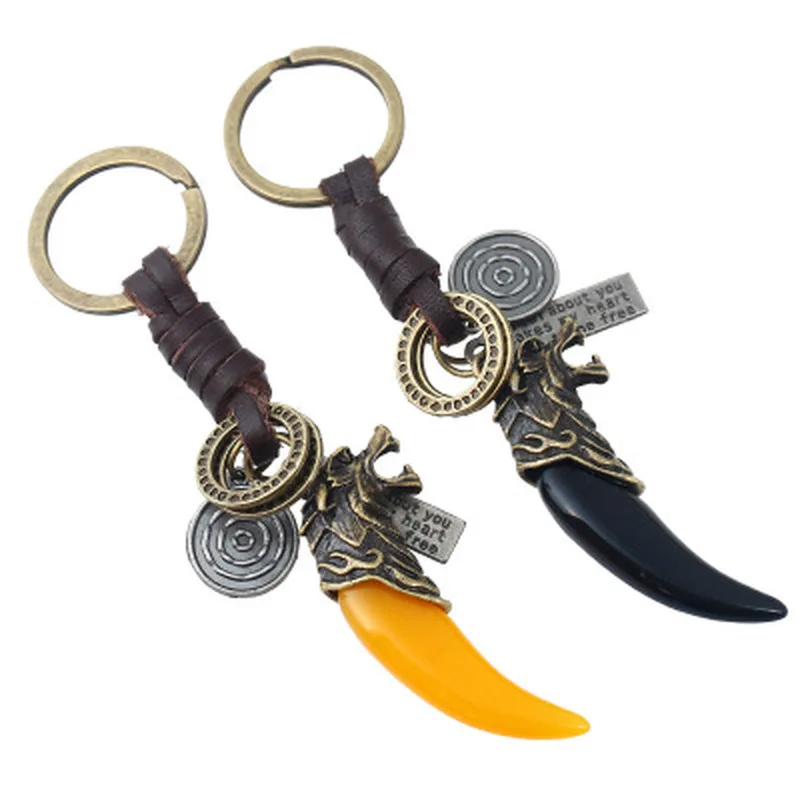 Dropshipping Wolf Pendant Keychain Wolf Teeth Keyring Animal Charms Norse Viking Amulet Key Ring Key Chain Jewelry Gift
Dropshipping Wolf Pendant Keychain Wolf Teeth Keyring Animal Charms Norse Viking Amulet Key Ring Key Chain Jewelry Gift