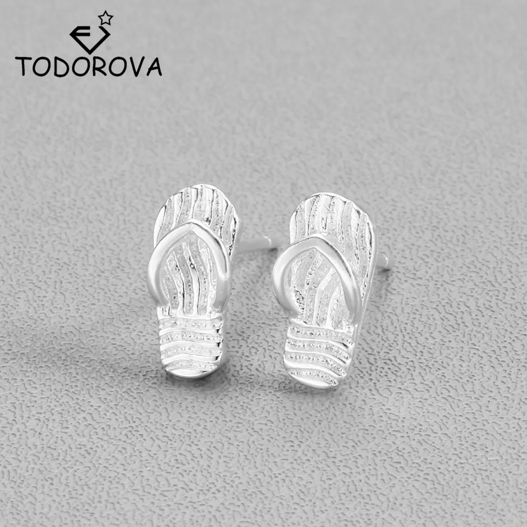 Todorova Tiny Carving Shoe Stud Earrings for Women Slippers Sandal Creative Earrings brincos Summer Beach Jewelry Accessories
Todorova Tiny Carving Shoe Stud Earrings for Women Slippers Sandal Creative Earrings brincos Summer Beach Jewelry Accessories