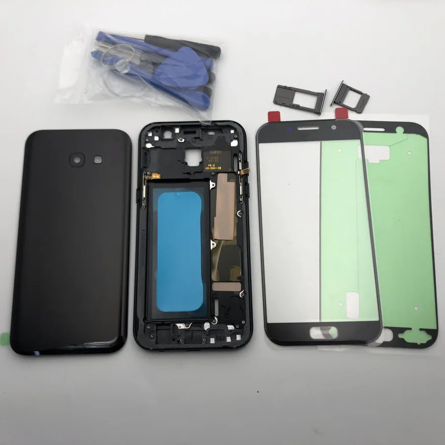 Original Full Housing Case Back Cover + Front Screen Glass Lens + Middle Frame For Samsung Galaxy A3 A320 A320F SM-A320F (2017)
Original Full Housing Case Back Cover + Front Screen Glass Lens + Middle Frame For Samsung Galaxy A3 A320 A320F SM-A320F (2017)