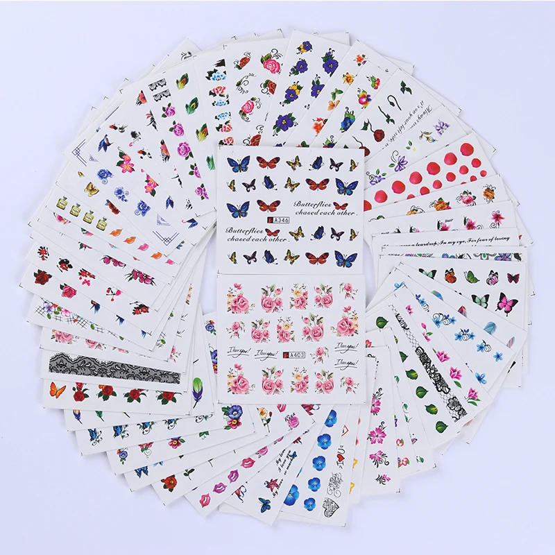 50 Sheets Butterfly Flower Colorful Bowknot Love Feather Water Decal Nail Art Water Sticker Nail Art Decoration
50 Sheets Butterfly Flower Colorful Bowknot Love Feather Water Decal Nail Art Water Sticker Nail Art Decoration