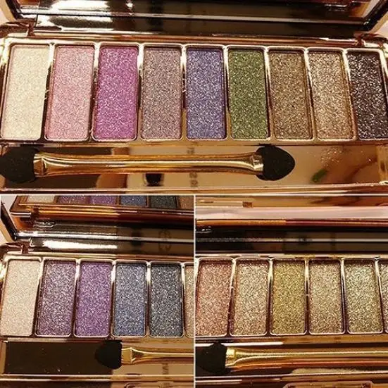 9 Colors Shimmer Eyeshadow Makeup Pro Eye Shadow Palette & Makeup Brush Set Glitter Shining Powder Shimmer Eyeshadow Pallete
9 Colors Shimmer Eyeshadow Makeup Pro Eye Shadow Palette & Makeup Brush Set Glitter Shining Powder Shimmer Eyeshadow Pallete