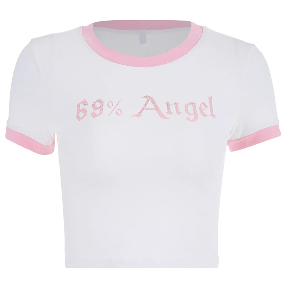 Women Sexy Top Letter O Neck Women T Shirt Letter Printing Short Sleeved T-Shirt 2019 Summer Female Casual Tops
Women Sexy Top Letter O Neck Women T Shirt Letter Printing Short Sleeved T-Shirt 2019 Summer Female Casual Tops