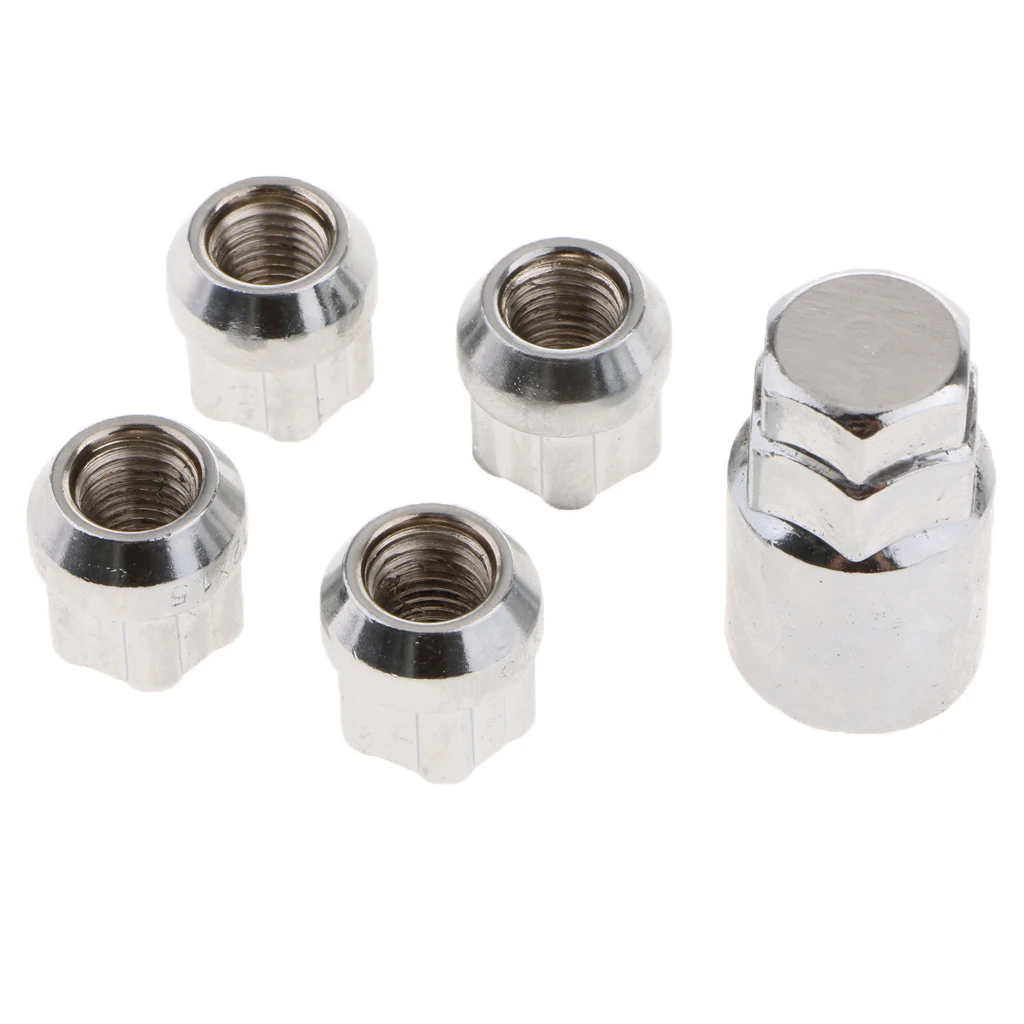 4X Cone Slot Design Chrome Anti Theft Locking Wheel Nut with Key M12x1.5 for Toyota Mitsubishi Mazda Honda
4X Cone Slot Design Chrome Anti Theft Locking Wheel Nut with Key M12x1.5 for Toyota Mitsubishi Mazda Honda