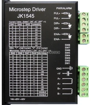 JK1545 Two Phase Hybrid Stepper Motor Driver For Money Counting 1.5A-4.5A DC 24-50V
JK1545 Two Phase Hybrid Stepper Motor Driver For Money Counting 1.5A-4.5A DC 24-50V