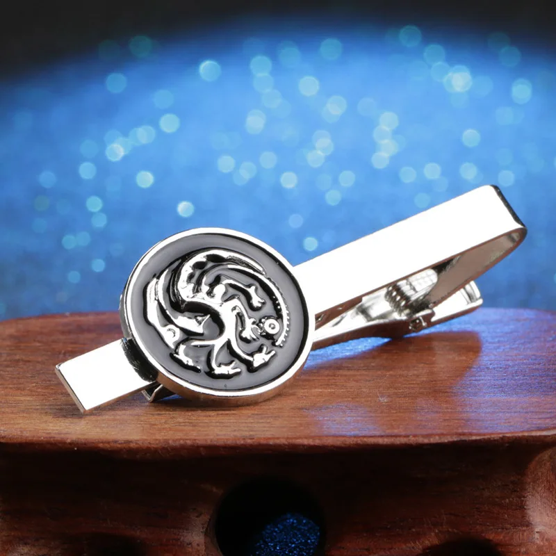 24Pairs/Lot Game of Thrones Targaryen Family Dragon Pattern Tie Clips With Hand of The King Members Jewelry Men Tieclips
24Pairs/Lot Game of Thrones Targaryen Family Dragon Pattern Tie Clips With Hand of The King Members Jewelry Men Tieclips