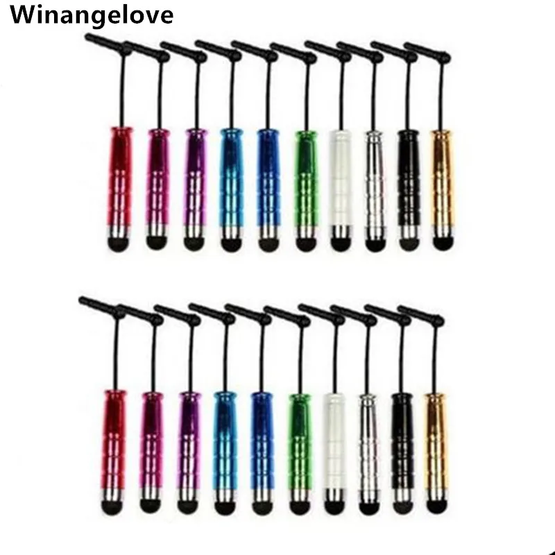 Winangelove 5000 шт. мини стилус сенсорная ручка с гарнитурой Пылезащитная заглушка для