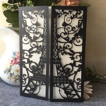 50pcs/lot Laser Cut Tower Wedding Invitations Card For Guests Personalized Birthday Party Invitations Gift Greeting Card
50pcs/lot Laser Cut Tower Wedding Invitations Card For Guests Personalized Birthday Party Invitations Gift Greeting Card