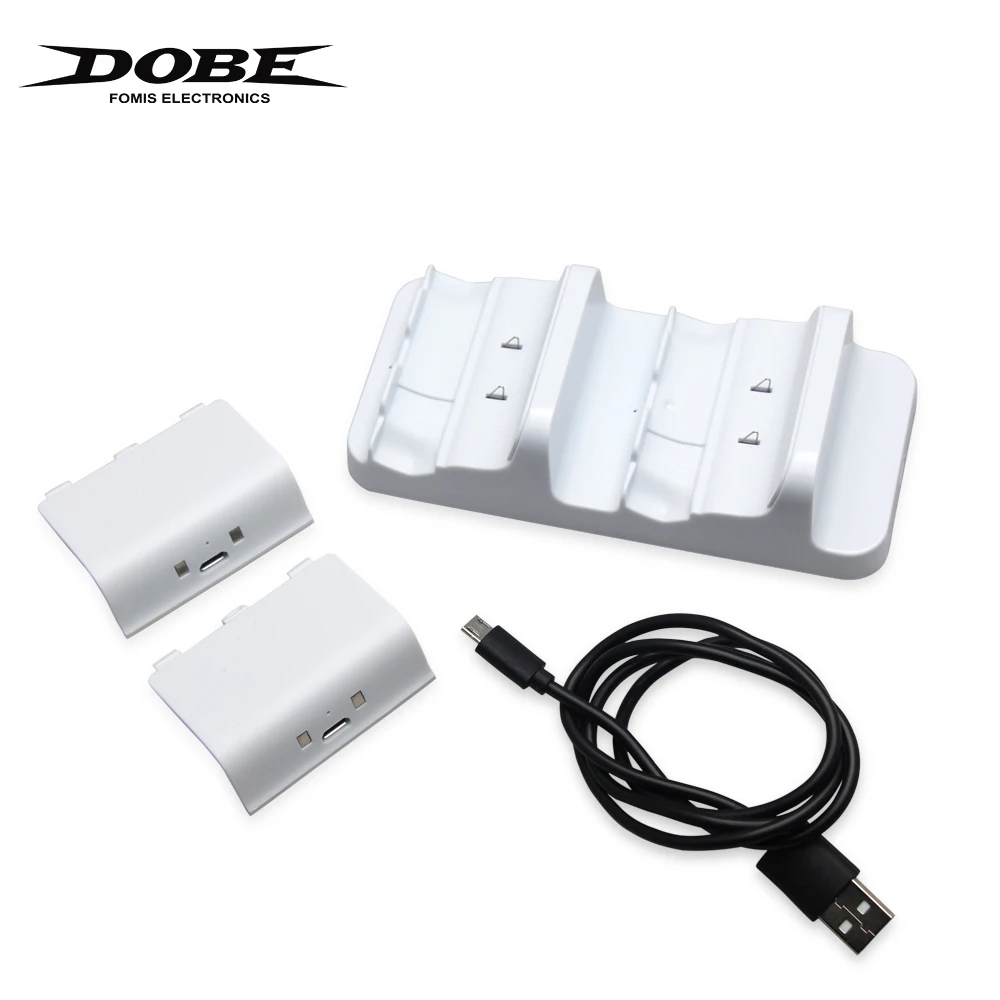 DOBE Controllers Dual Charging Dock For XBOX ONE Wireless Gamepad USB Charger Dock Station With 2 Rechargeable Batteries TYX-532
DOBE Controllers Dual Charging Dock For XBOX ONE Wireless Gamepad USB Charger Dock Station With 2 Rechargeable Batteries TYX-532