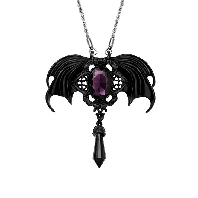Free Shipping Hot Sale Gun black Plating Vampire Bat Broach Pendant Necklace Crystal Body Pendant Necklace
Free Shipping Hot Sale Gun black Plating Vampire Bat Broach Pendant Necklace Crystal Body Pendant Necklace