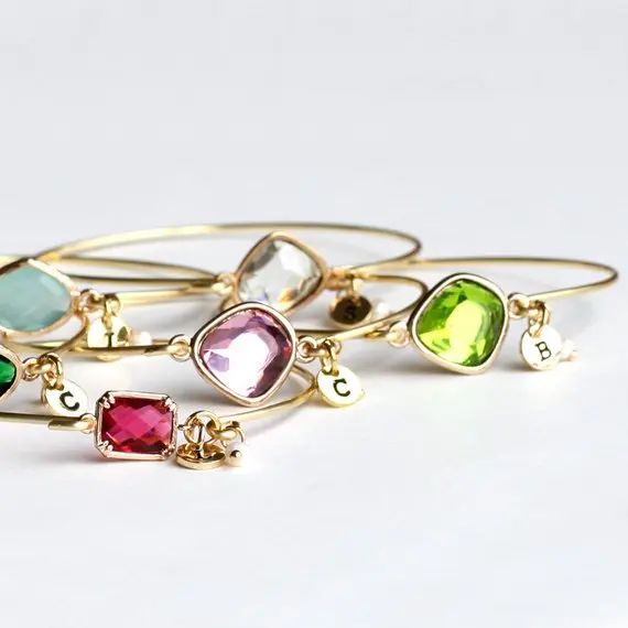 Personalized initial Birth Stone Bracelets, wedding Bridesmaid Bracelets favors, Bridesmaid Proposal best friend gifts
Personalized initial Birth Stone Bracelets, wedding Bridesmaid Bracelets favors, Bridesmaid Proposal best friend gifts