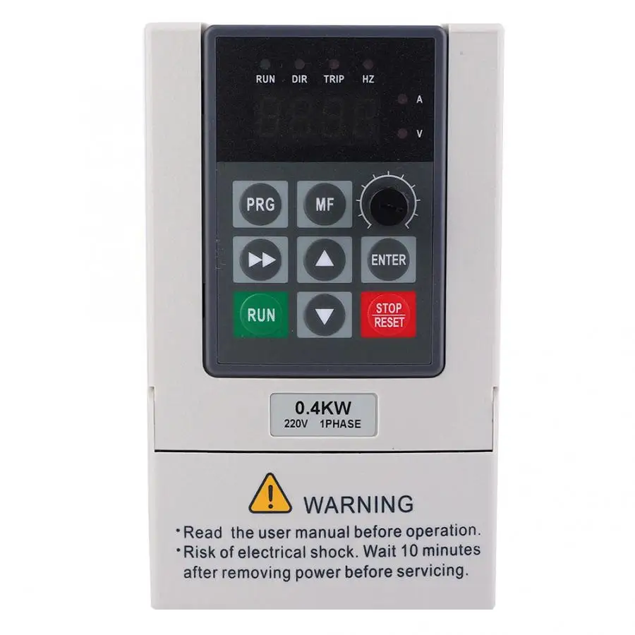 0.4KW Single Phase to 3 Phase 220V Variable Frequency Drive Motor Converter Inverter Adjustable Speed Drive
0.4KW Single Phase to 3 Phase 220V Variable Frequency Drive Motor Converter Inverter Adjustable Speed Drive