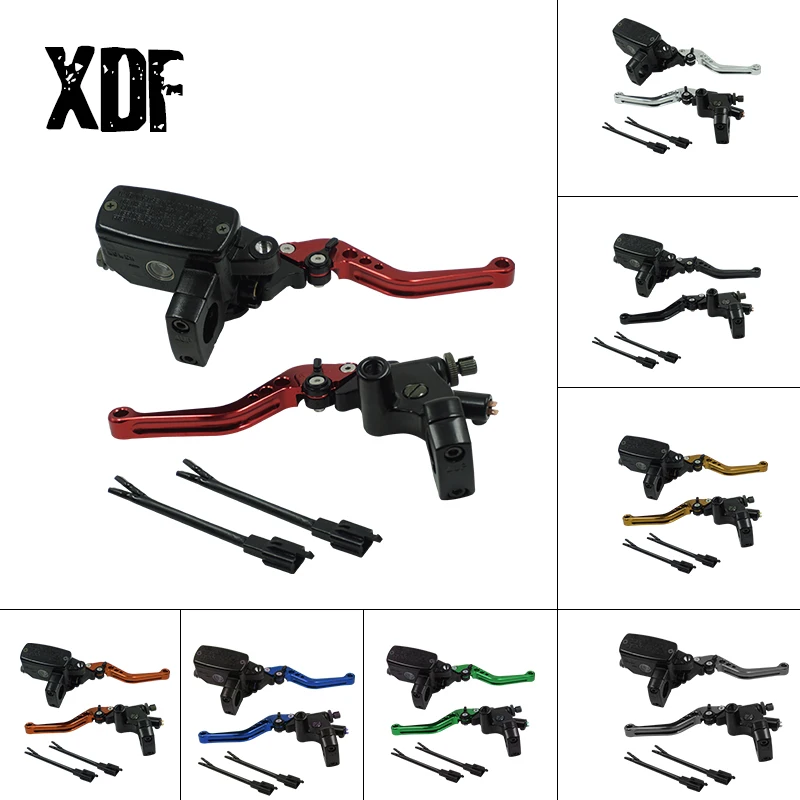 1" 25mm Universal Motorcycle Brake Clutch Master Cylinder Hydraulic Pump with Adjustable Levers For Honda SHADOW Yamaha Suzuki
1" 25mm Universal Motorcycle Brake Clutch Master Cylinder Hydraulic Pump with Adjustable Levers For Honda SHADOW Yamaha Suzuki