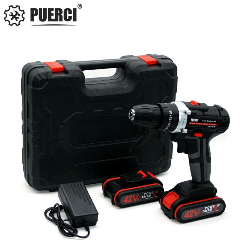 PUERCI 21Volt Electric Screwdriver Cordless Drill Mini Wireless Power Driver DC Lithium-Ion Battery 2-Speed electric tool
PUERCI 21Volt Electric Screwdriver Cordless Drill Mini Wireless Power Driver DC Lithium-Ion Battery 2-Speed electric tool