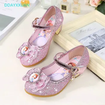 Summer Children Girls Shoes Glitter Princess High Heels Sandals Dance Weddings Kids Fashion Cartoon Sofia Leather Party Shoes
Summer Children Girls Shoes Glitter Princess High Heels Sandals Dance Weddings Kids Fashion Cartoon Sofia Leather Party Shoes