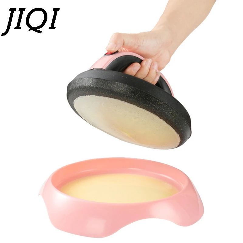 JIQI Mini Nonstick Crepe Maker Mini Automatic Electric Multilayer Cake Pie Baking Pan Spring Egg Roll Pancake Machine EU US Plug
JIQI Mini Nonstick Crepe Maker Mini Automatic Electric Multilayer Cake Pie Baking Pan Spring Egg Roll Pancake Machine EU US Plug