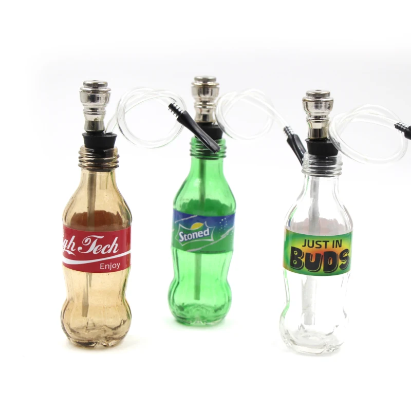 Hot selling beverage bottle shaped pipe, glass hookah pipe, chicha - smoking weed, narguile smoking pipe
Hot selling beverage bottle shaped pipe, glass hookah pipe, chicha - smoking weed, narguile smoking pipe