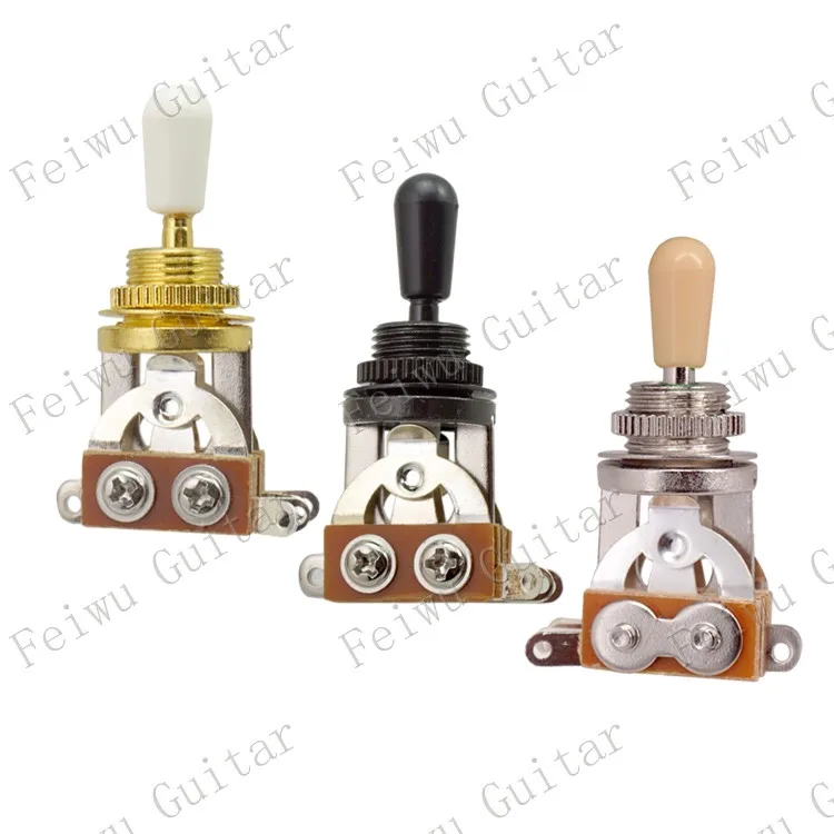 1 Pcs Chrome 3 Way Electric Guitar Pickup Toggle Switch Selector Toggle Switch With Plastic Tip Knob
1 Pcs Chrome 3 Way Electric Guitar Pickup Toggle Switch Selector Toggle Switch With Plastic Tip Knob
